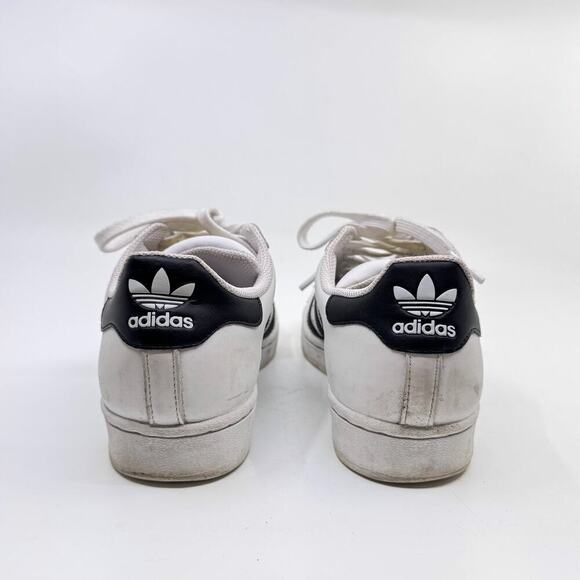 ADIDAS Originals Superstar Foundation Sneakers in White/Black - Picture 5 of 8